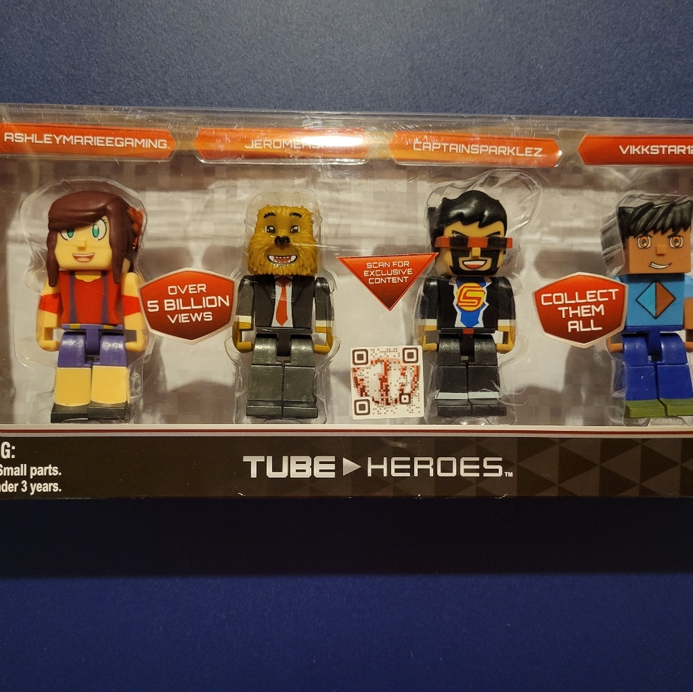 Tube Heroes action figures